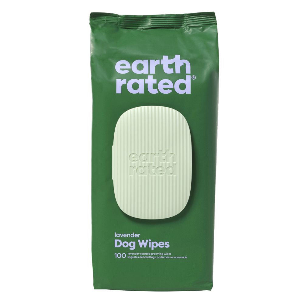 Earth Rated Grooming Dog Wipes 100 for Dog Supplies